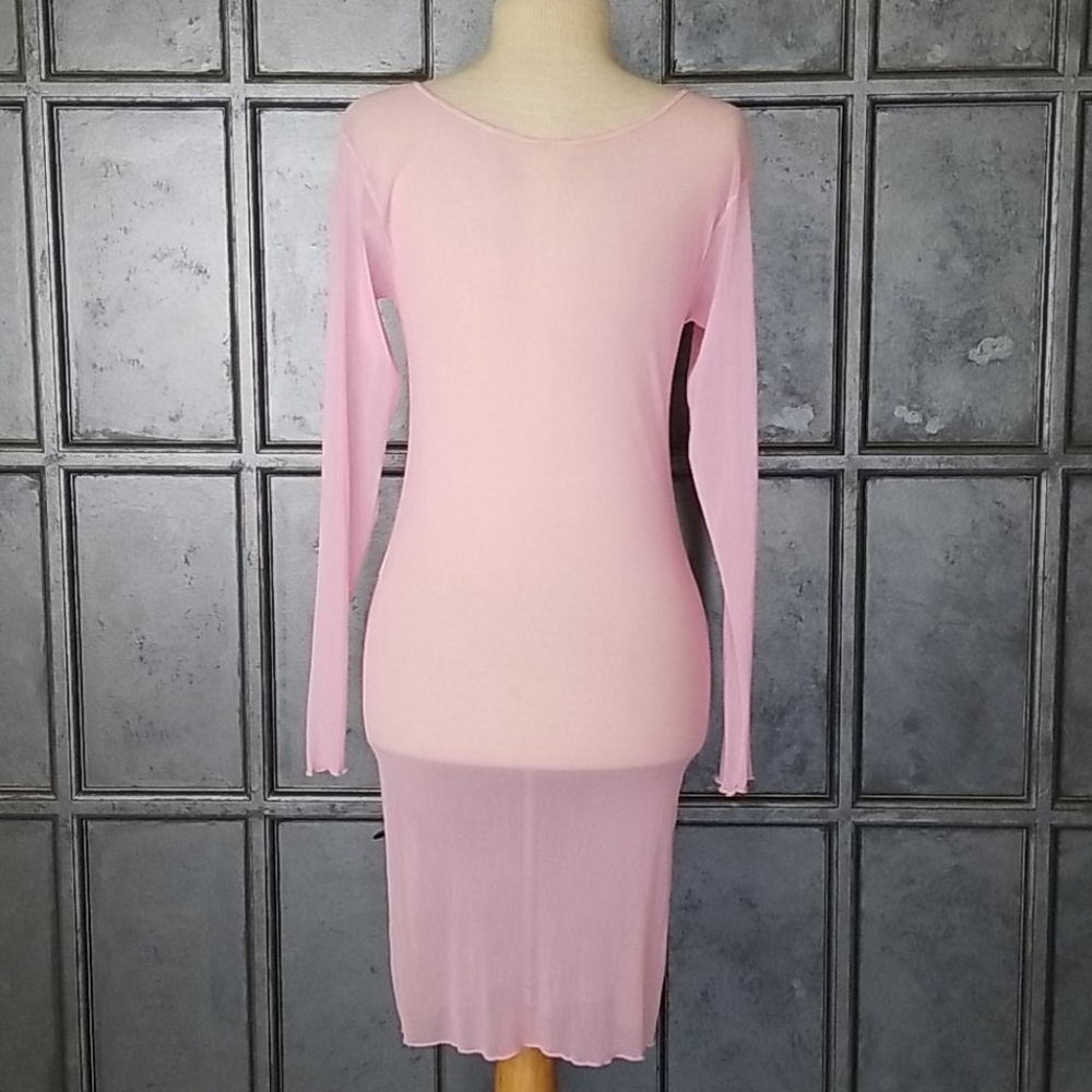 Sheer Pink Dress - Picture 2 of 8